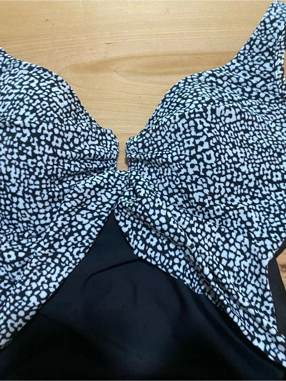 Miraclesuit Black and White One-Piece Swimsuit
